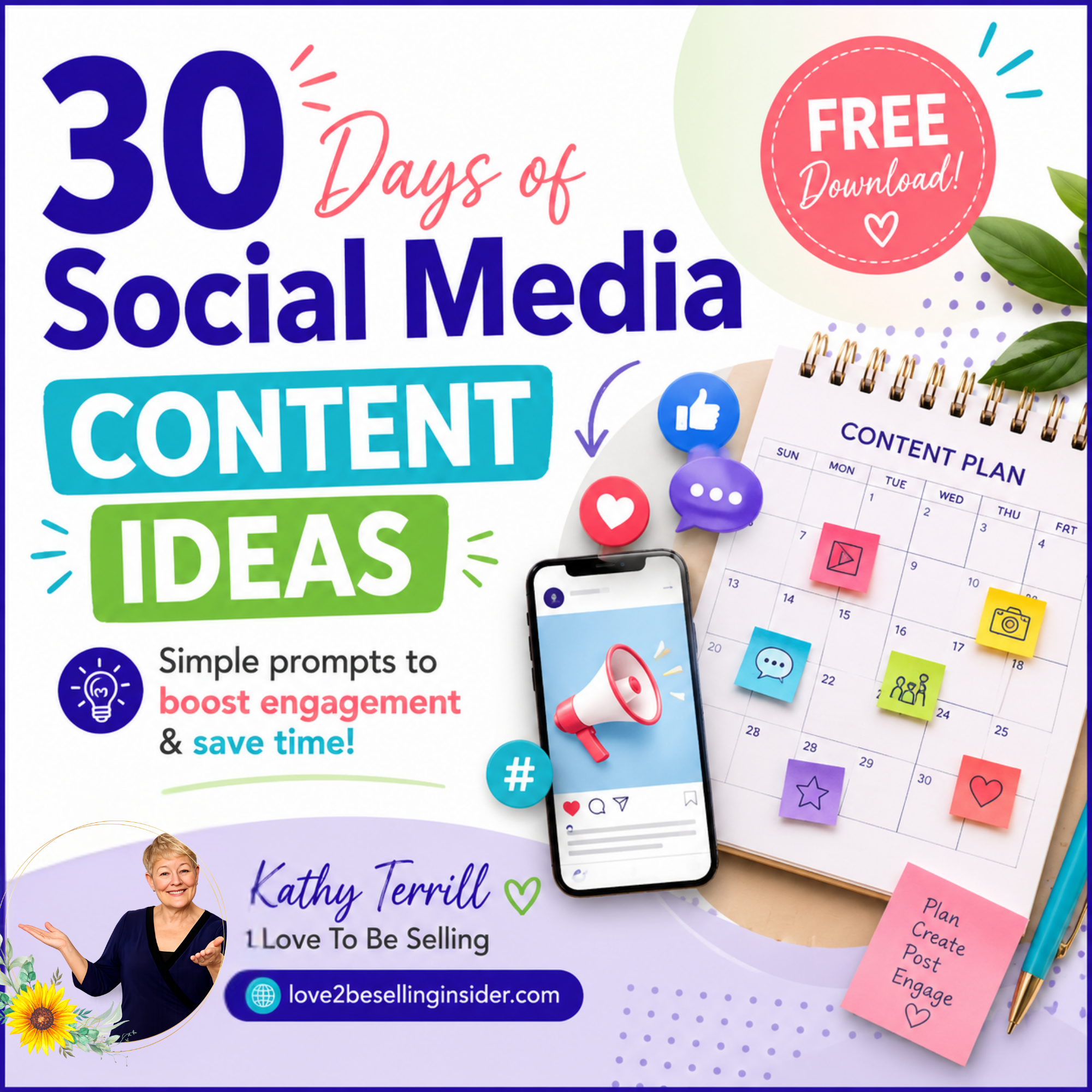 30 Days social media content
